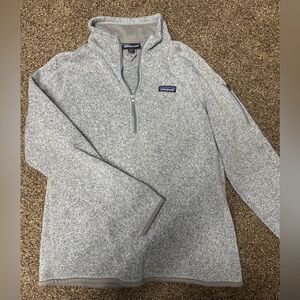 Patagonia Heather Gray Fleece Jacket